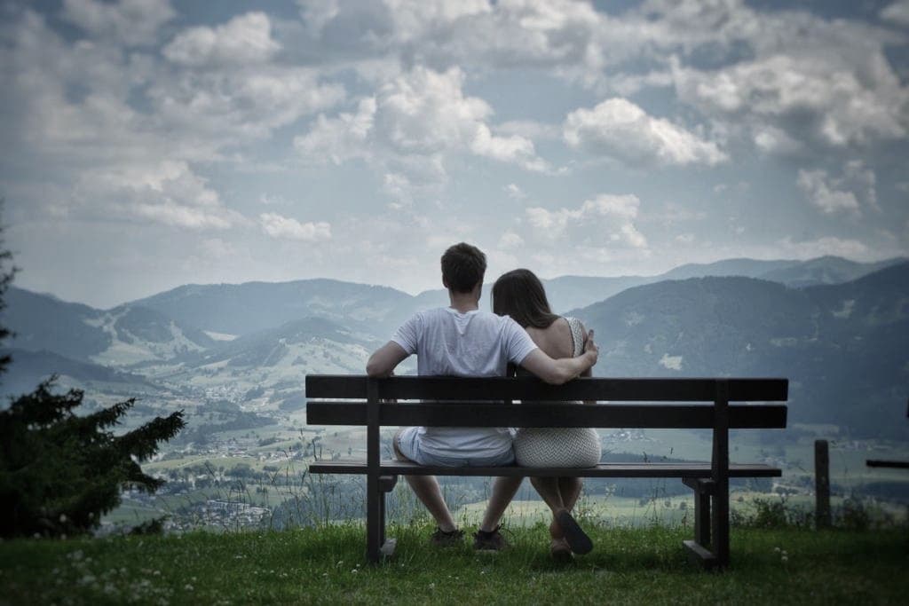 Bild in den Alpen Louis & Sophie